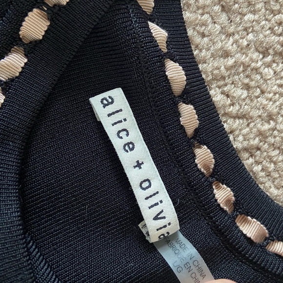 Alice + Olivia Sleeveless A-line Knit Dress - Picture 9 of 12